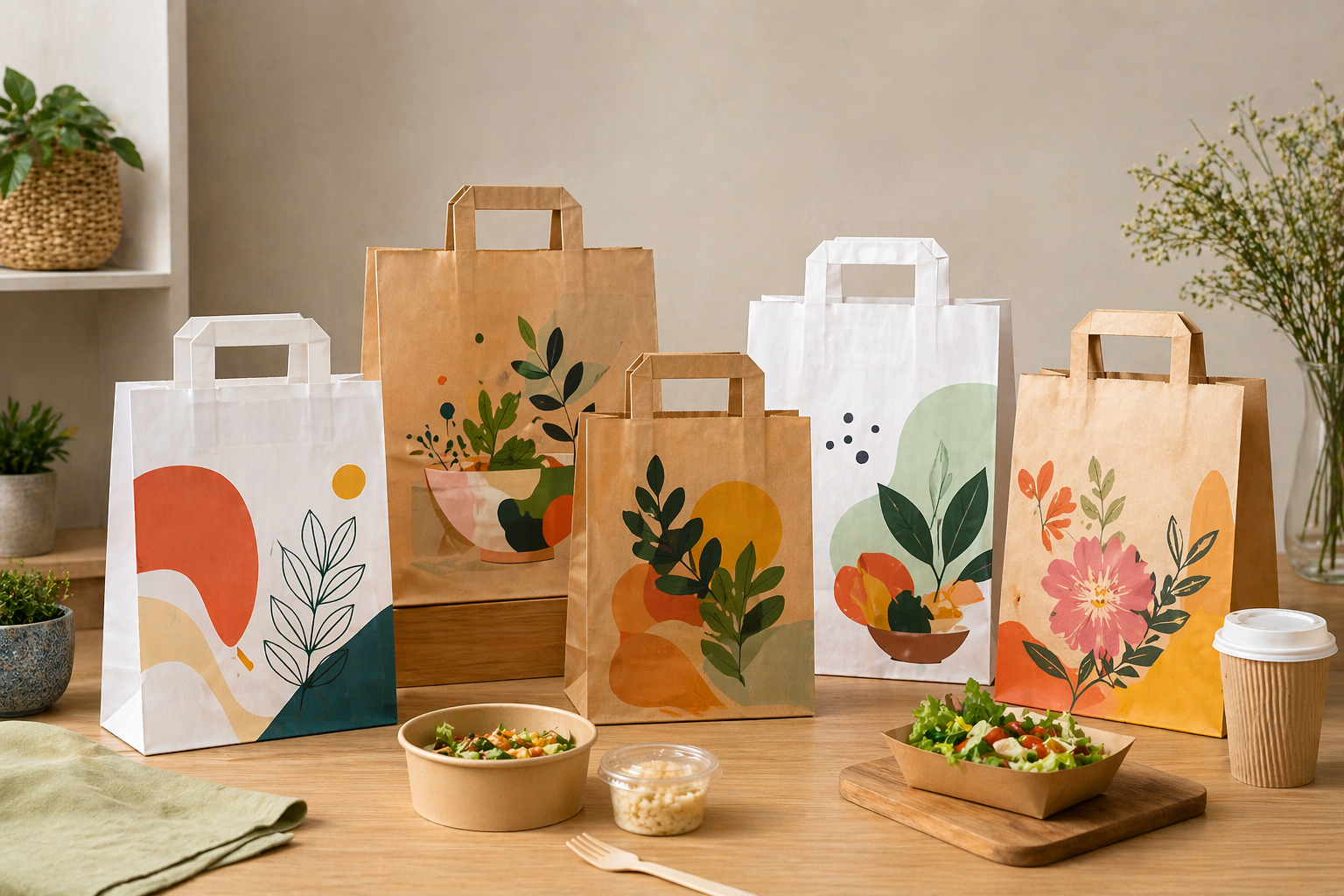 Flat Handle Bags