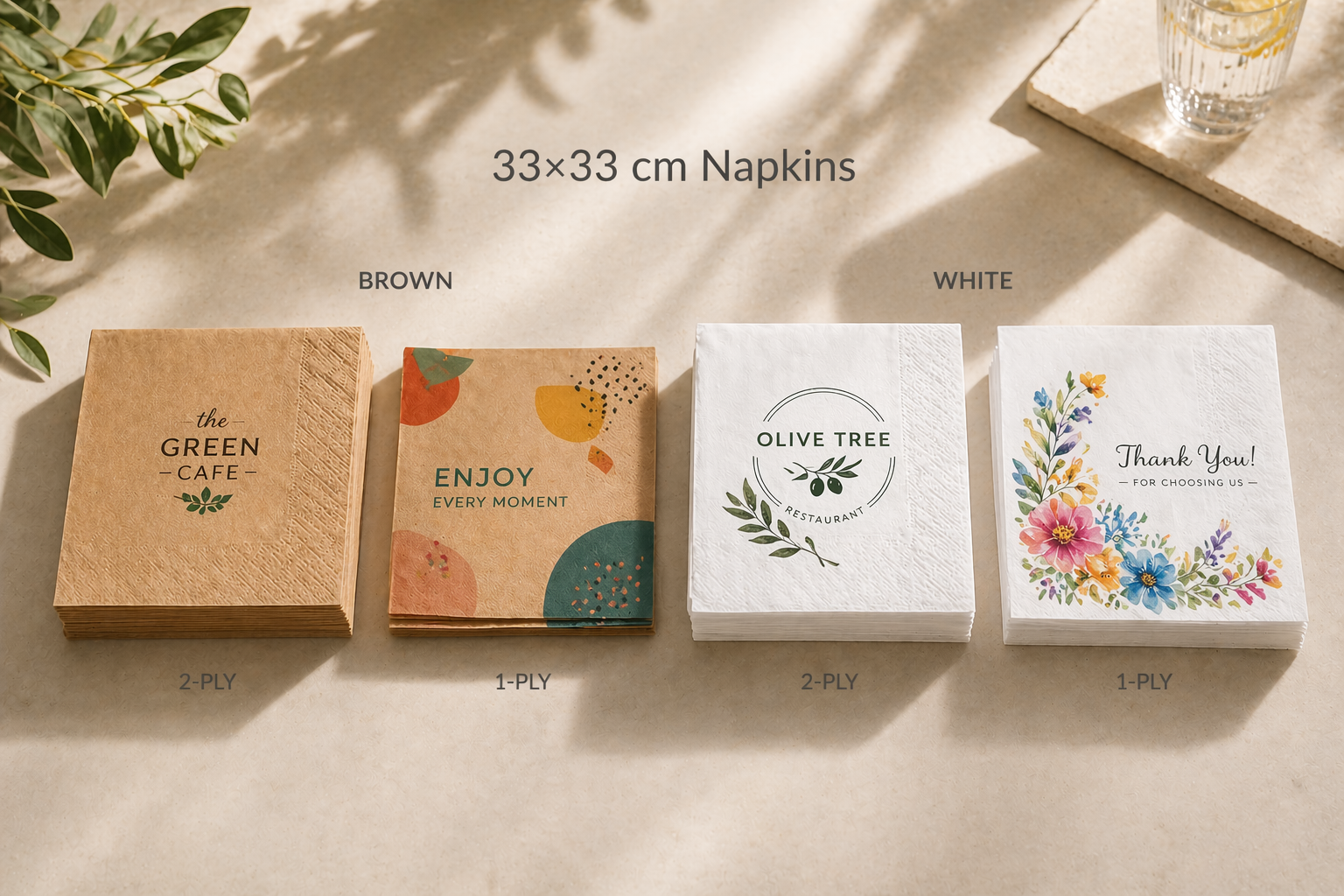 33×33 cm Paper Napkins