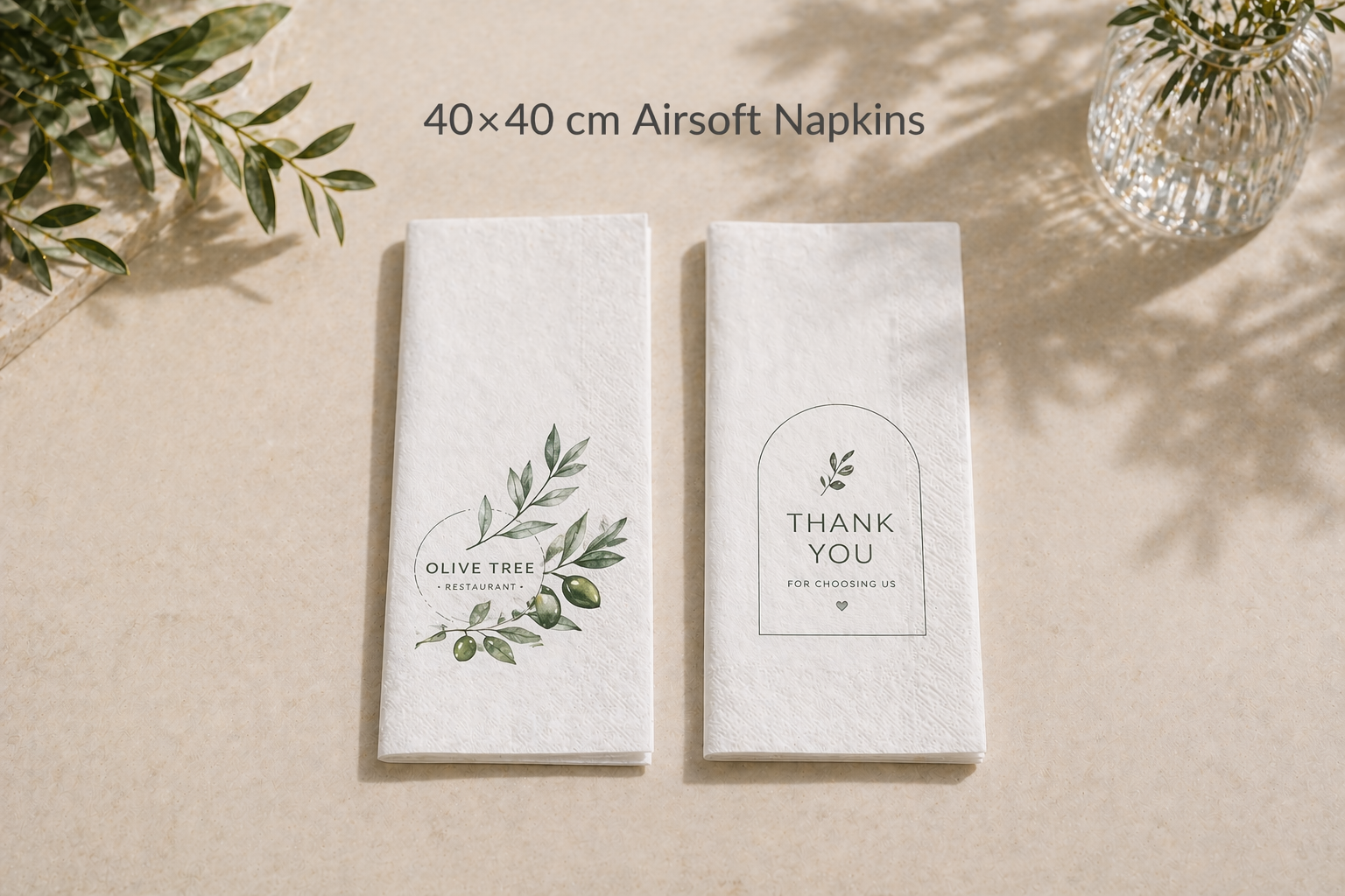 40×40 cm Airsoft Napkins
